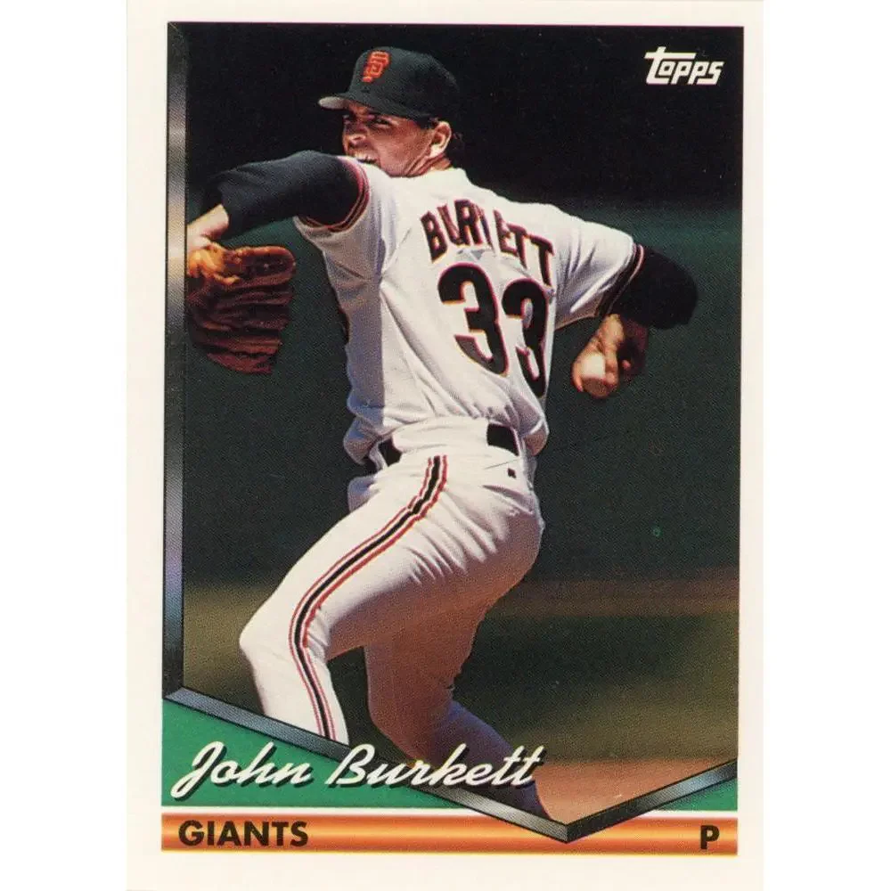 1994 Topps John Burkett # 213 San Francisco Giants